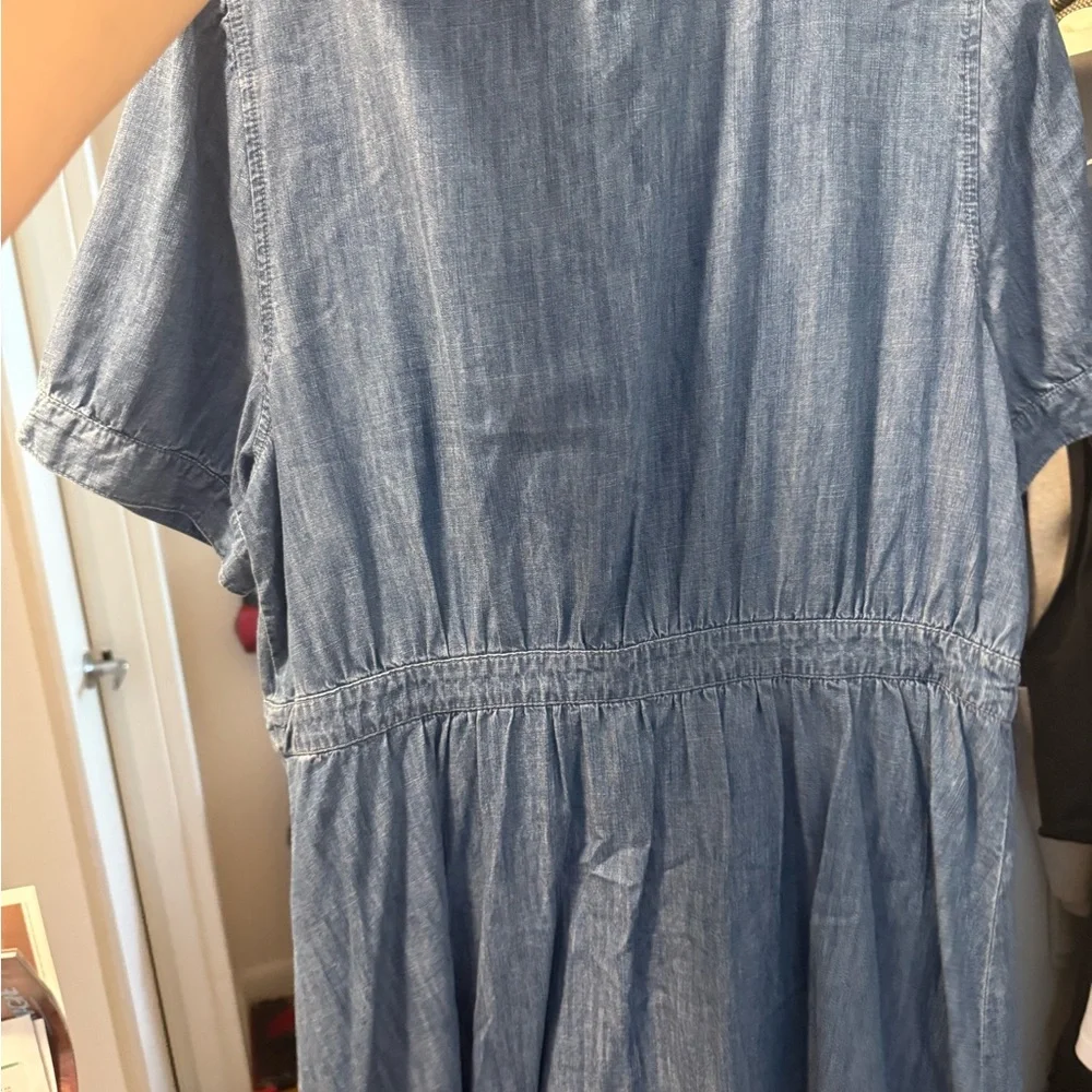 Madewell denim dress, worn once - Picture 4 of 5